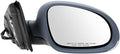 Passenger Side Mirror Assembly Electric Adjustment Heated No Memory Black Compatible with 2005-2010 Volkswagen Jetta VW1321122