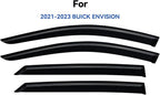 Window Visors Rain Guards for 2021 2022 2023 Buick Envision, Out-Channel Window Vent Wind Deflectors Visors Shades for 21 22 23 Buick Envision