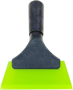 Rubber Squeegee Shower Door Squeegee Windshield Squeegee Ice Scraper Miracle Scraper for Vinyl Wrapping, Window Tinting, Windshield Washing, Bathroom Door Cleaning(1 Pack, Green)