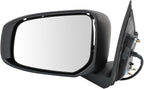 Driver and Passenger Side Mirror Assembly Set Power Smooth Black Foldaway Turn Signal Compatible with 2015 Mitsubishi Mirage, 2017-2022 Mitsubishi Mirage, 2017-2022 G4