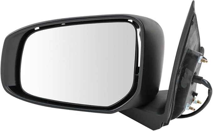Driver and Passenger Side Mirror Assembly Set Power Smooth Black Foldaway Turn Signal Compatible with 2015 Mitsubishi Mirage, 2017-2022 Mitsubishi Mirage, 2017-2022 G4