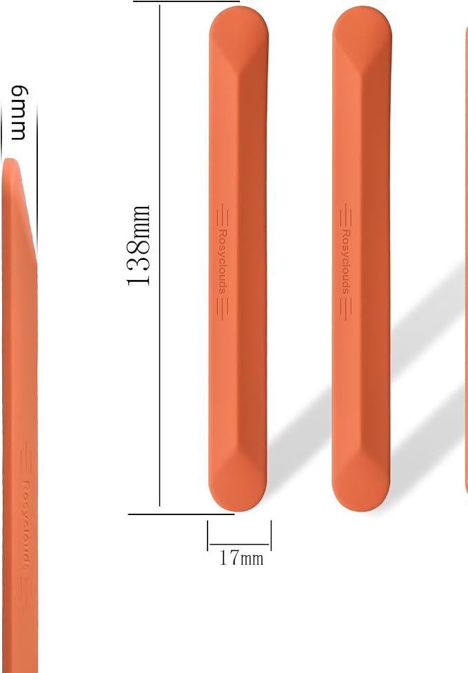 muekzu Silicone Car Door Edge Guard Trim Molding Crash Scratch Protector Scratch Guard for Car,Sedans,Truck,SUV 4PCS (Orange)