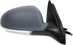 Passenger Side Mirror Assembly Electric Adjustment Heated No Memory Black Compatible with 2005-2010 Volkswagen Jetta VW1321122