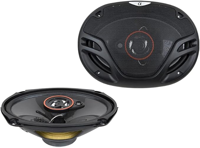 AS29 Loudspeakers 1 Pair of 6X9 500W Max 3-Way Speakers 4 Ohms Premium Quality Audio Door Speakers for Car or Truck Stereo Sound System