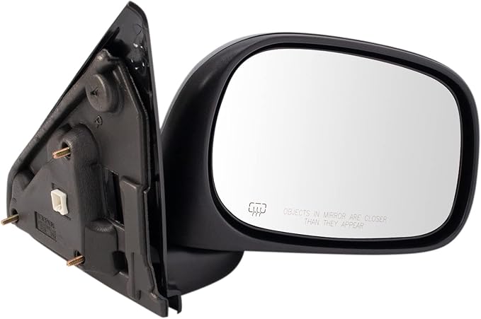 Passenger Side View Mirror Manual Folding Electric Adjustment Heated No Memory Textured Compatible with 2002-2008 Dodge Ram 1500 2005-2009 2500 3500