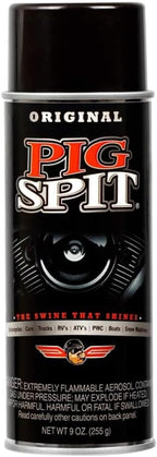 PSO Spit Original for Use on Motors, Transmissions, Vinyl and Black Plastic Trim Components and Tires, 9 oz, Single