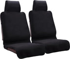 Premium Waterproof Seat Cover Towel Protector Neoprene Universal Fit, Upgraded 100% Washable & Removable Non-Slip Sweat Carseat Towel Covers, Perfect for Gym/Yoga/Workout（Black,2PCS