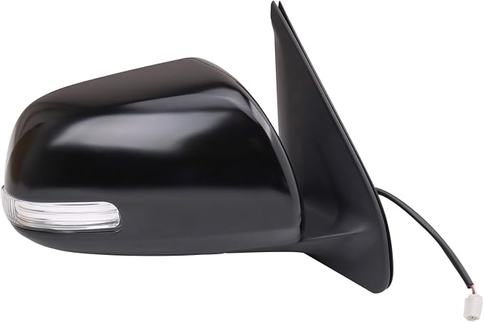 Passenger Side Mirror Assembly Electric Adjustment Non-Heated No Memory Black Compatible with 2012-2015 Toyota Tacoma TO1321283