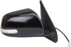 Passenger Side Mirror Assembly Electric Adjustment Non-Heated No Memory Black Compatible with 2012-2015 Toyota Tacoma TO1321283