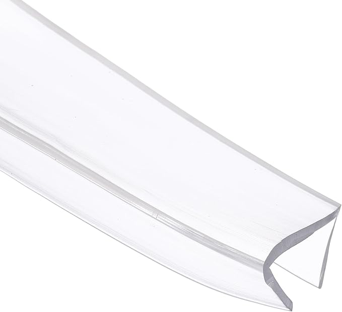 Clear Edge Trim, 13.1Ft Silicone U Channel Edge Protector, Edges Guards Fits 1-3/8"-1-13/32" for Car Doors Sheet Metal Parts (1-9/16" W x 11/16" H)