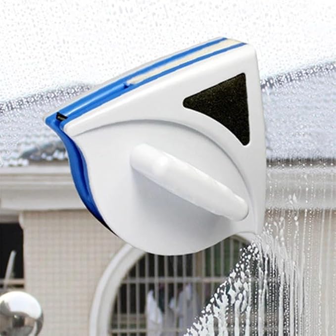 Magnetic Window Cleaner Double Side Glass Wiper Adjustable Magnetic Glider Washing Brush Tools Glass Washing Cleaning Tool Brush 3-8mm Thickness Suit Glazed Windows