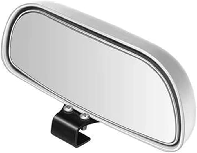 Blind Spot Mirror, Wide Angle HD Glass Rearview Mirror Adjustable Universal for Cars SUV and Trucks, 5.7inch*2.5inch, Sliver
