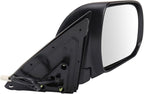 Passenger Side Mirror Assembly Electric Adjustment Heated No Memory Black Compatible with 2008-2013 Toyota Highlander TO1321246 TO1321334