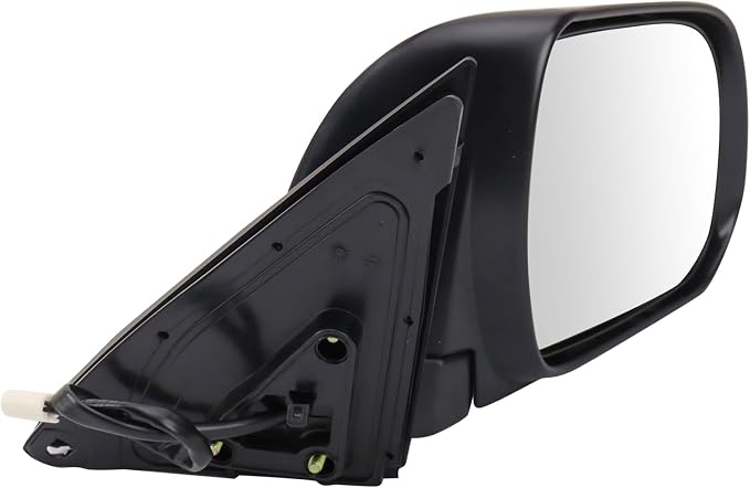 Passenger Side Mirror Assembly Electric Adjustment Heated No Memory Black Compatible with 2008-2013 Toyota Highlander TO1321246 TO1321334
