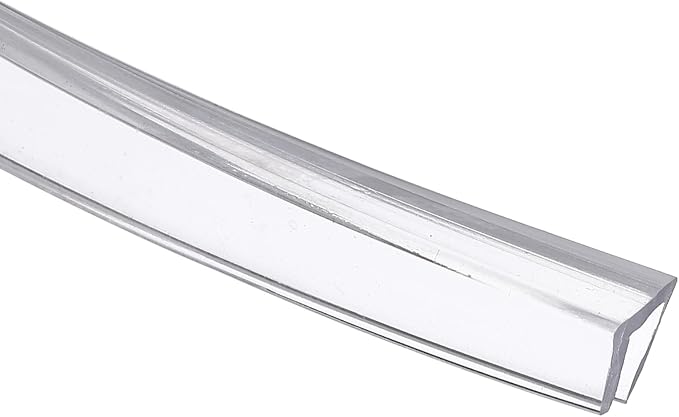 Clear Edge Trim, 9.8Ft Silicone U Channel Edge Protector, Edges Guards Fits 3/32"-1/8" for Car Doors Sheet Metal Parts (9/32" W x 5/16" H)