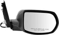 Passenger Side Power Heated Mirror Smooth Black Paint to Match Compatible with 2012-2014 Honda CR-V HO1321269