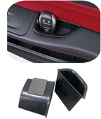 Front Row Door Side Storage Box Compatible with Alfa Romeo Giulia Sedan 2017-2023 Armrest Phone Container Door Organizer Handle Pocket ABS Tray Inserts Glove Pallet