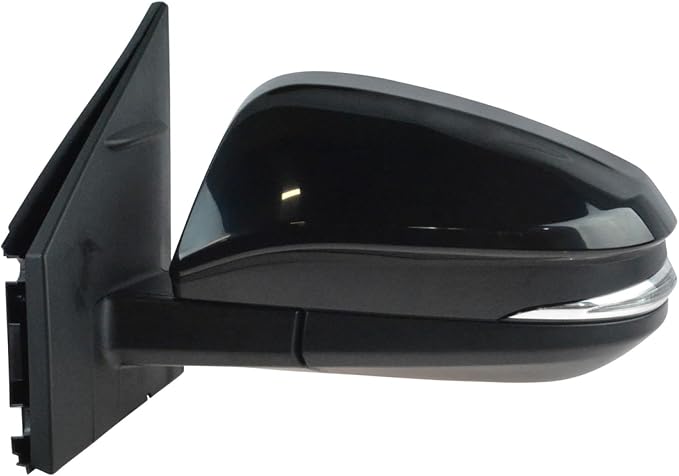 2 Piece Driver and Passenger Side Mirror Assembly Set Electric Adjustment Heated No Memory Black Compatible with 2015-2018 Toyota RAV4 TO1320343 TO1321343