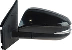 2 Piece Driver and Passenger Side Mirror Assembly Set Electric Adjustment Heated No Memory Black Compatible with 2015-2018 Toyota RAV4 TO1320343 TO1321343