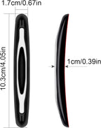 4 Pcs Car Door Edge Guards Car Side Door Protector Suitable for Various Car Pads Door Shock Absorbers-White