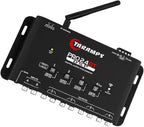 Pro 2.4 BT Bluetooth DSP Crossover Full, Digital Signal Processor, Car Audio Equalizer with App, Gain up to 9V, 15 Band Graphic Equalization, 12 preset EQ, 2 in and 4 Out, High Level Input