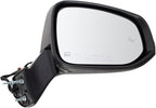 Driver & Passenger Side Mirror Set Power Heated Paint to Match with Blind Spot Indicator Compatible with 2020-2023 Toyota Highlander TO1320415 TO1321415