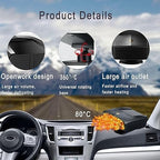 12 Volt Heater For Car 150W Fast Heating Cooling Fan Defogger & Defroster 360° Rotation Portable Car Heater That Plugs Into Cigarette Lighter Small Air Heat 202514