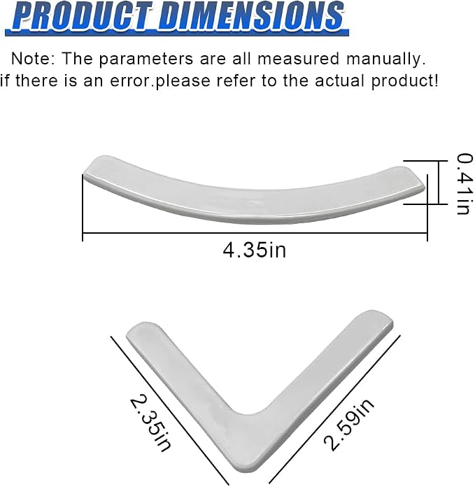 Craedli 4PCS Car Door Corner Edge Guards, Anti-Collision Auto Side Door Edge Trim Sticker, Universal Self-Adhesive Anti-Rub Vehicle Exterior Protector Decoration for SUV Pickup Truck (White)