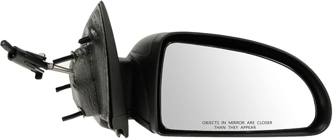 Passenger Side Mirror Assembly Manual Adjustment Non-Heated No Memory Black Compatible with 2005-2010 Chevrolet Cobalt