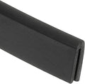 1/16" 13FT Rubber Edge Trim, Flexible U Channel Edge Guard Protector for Keen Edge Sheet Metal Car Doors Hatches Table Corners, Black