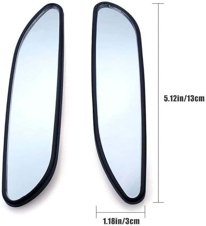 2pcs Side Mirror Blindspot, Blind Spot Mirror, 360 Degree Rotating, Wide Angle Convex Rearview for Car Truck SUV RV and Van