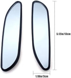 2pcs Side Mirror Blindspot, Blind Spot Mirror, 360 Degree Rotating, Wide Angle Convex Rearview for Car Truck SUV RV and Van