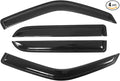 Tape On Window Visors Fits for 2001-2003 Ford F-150 Crew Cab, 2002-2003 Lincoln Blackwood (Not Fit Lighting and XL Trim), Side Auto Window Wind Deflectors, Ventshade, Rain Guards for Cars/Trucks