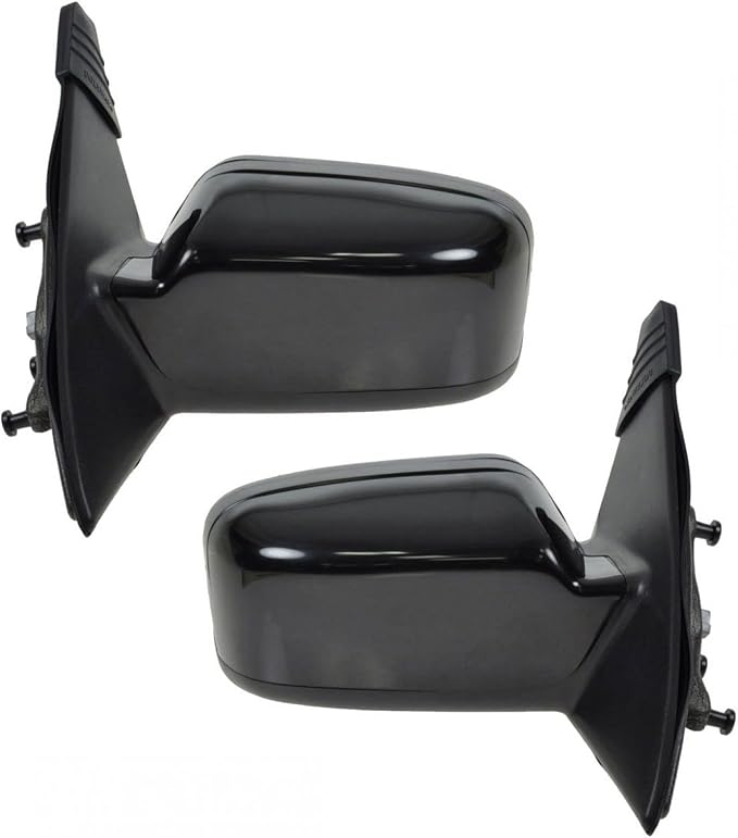 2 Piece Driver and Passenger Side Mirror Assembly Set Electric Adjustment Non-Heated No Memory Black Compatible with 2006-2010 Ford Fusion Mercury Milan FO1320265 FO1321265