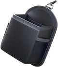 Car Air Vent Storage Bag Organizer Pocket, Multi-functional Air Conditioner Vent Organizer for ID Cards Glasses Phones Pens Keys, Keeps Your Car Neat & Tidy for Stress-free Journey (Black)