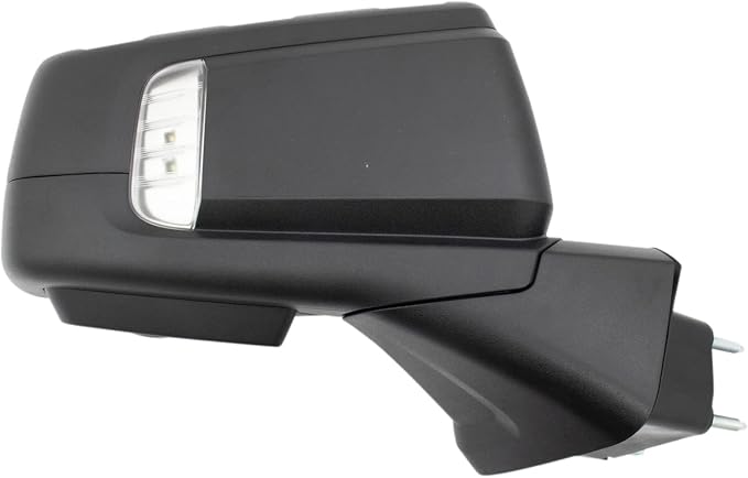 Passenger Side Power Heated Folding Mirror Textured Black with Puddle Light Memory Compatible with 2019-2021 Chevrolet Silverado 1500 2022 Silverado 1500 LTD