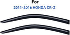 Window Visors Rain Guards for 2011-2016 Honda CR-Z, Out-Channel Window Vent Wind Deflectors Visors Shades for 11-16 Honda CRZ