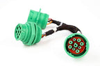 5pcs TYPE2 SAE J939 Splitter Y Cable 9pin Data Power Extension Cable for Truck ELD GPS Tracker Diagnostic Tools