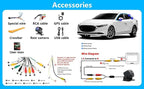 9.7 inch IPS Touchscreen Car Stereo, Android Auto Navigation, GPS Radio, Media Player for Ford Fiesta 2009-2020 (4+64G)