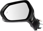 Power Heated Side Mirror Set Left & Right Smooth Black with Blind Spot Compatible with 2019-2021 Toyota Avalon TO1320404 TO1321404