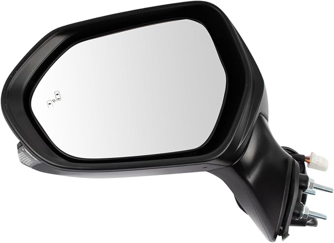 Power Heated Side Mirror Set Left & Right Smooth Black with Blind Spot Compatible with 2019-2021 Toyota Avalon TO1320404 TO1321404