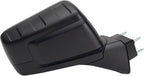 Passenger Side Power Heated Manual Folding Mirror Textured Black Compatible with 2019-2023 GMC Sierra 1500 2022 Sierra 1500 Limited GM1321625