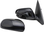 Passenger Side Mirror Assembly Manual Textured Paint to Match Compatible with 2010-2013 Kia Forte