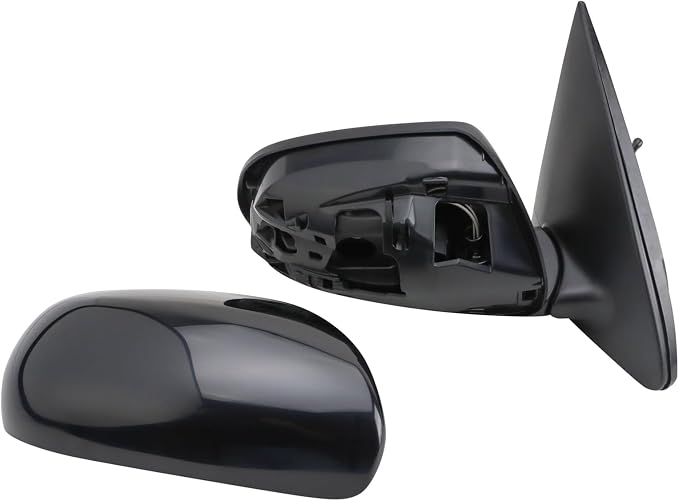 Passenger Side Mirror Assembly Manual Textured Paint to Match Compatible with 2010-2013 Kia Forte