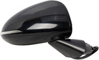 Passenger Side Mirror Assembly Power Heated Turn Signal Blind Spot Textured Black Compatible with 2020-2023 Hyundai Sonata SEL