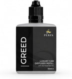 Greed Diffuser Refill 50ml Bottle | Strong Car Freshener with Car Odor Eliminator Technology | Long Lasting Automotive Car Air Freshener by