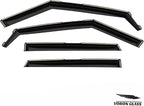 Voron Glass in-Channel Extra Durable Rain Guards for Kia Seltos 2021-2026, Window Deflectors, Vent Window Visors, 4 Pieces - 200313
