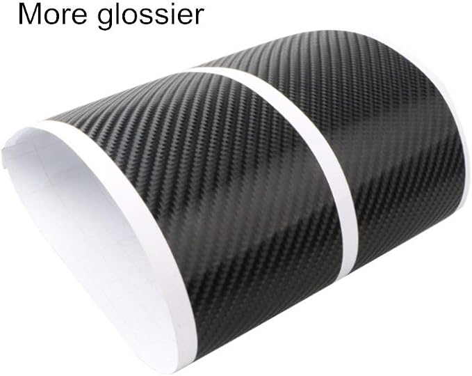 Car Door Sill Protector,4D Carbon Fiber Anti-Scratch Cover Strips,Universal Scuff Protective Door Threshold Guard Vinyl Sticker for Car Truck SUV(4PCS)