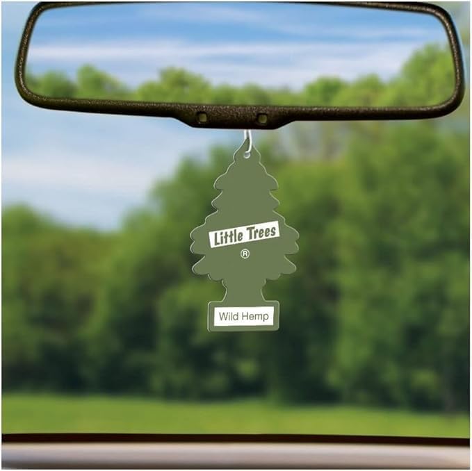 Car Air Freshener | Hanging Paper Tree for Home or Car | Wild Hemp | 1 Pack