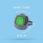Vent Clip Car Air Freshener, Odor Eliminator, Watermelon Scent, 2 CLIPS